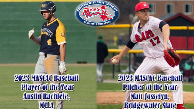 MCLA’s Rachiele, Bridgewater State’s Josselyn  Earn 2023 Massachusetts State Collegiate Athletic Conference Player and Pitcher of the Year, Headline the Baseball All-Conference Team