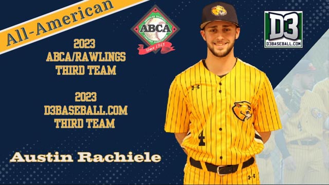 MCLA's Rachiele Named D3baseball.com and ABCA All-American