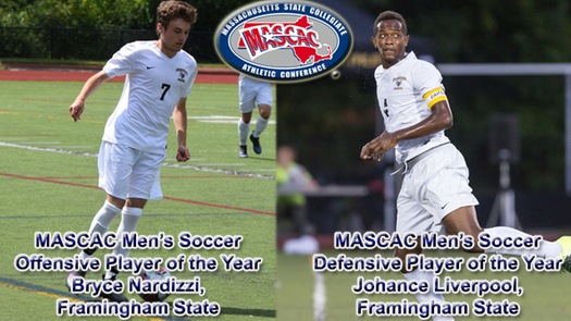 Framingham State’s Nardizzi, Liverpool Named 2018 MASCAC  Men’s Soccer Offensive and Defensive Player of the Year,  Headline 2018 MASCAC Men’s Soccer All-Conference Team